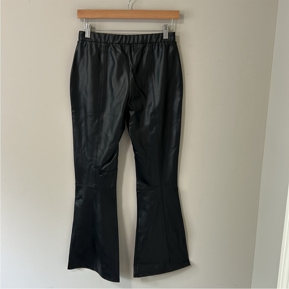 Generation Love Pant ZAYLA VEGAN LEATHER LEGGINGS Flare Leg Black Size S NEW - Picture 8 of 16